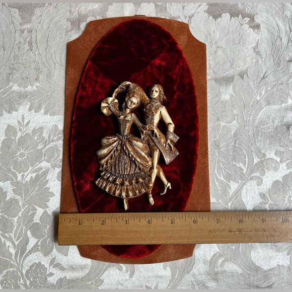 Vintage Rococo Wall Plaque, Antique Style Wall Art - Picture 7 of 11